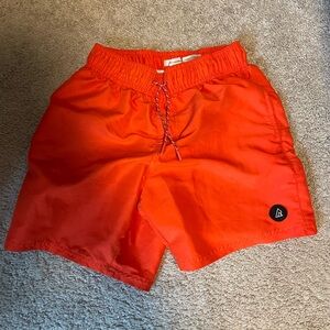 Men's Orange Swim Shorts